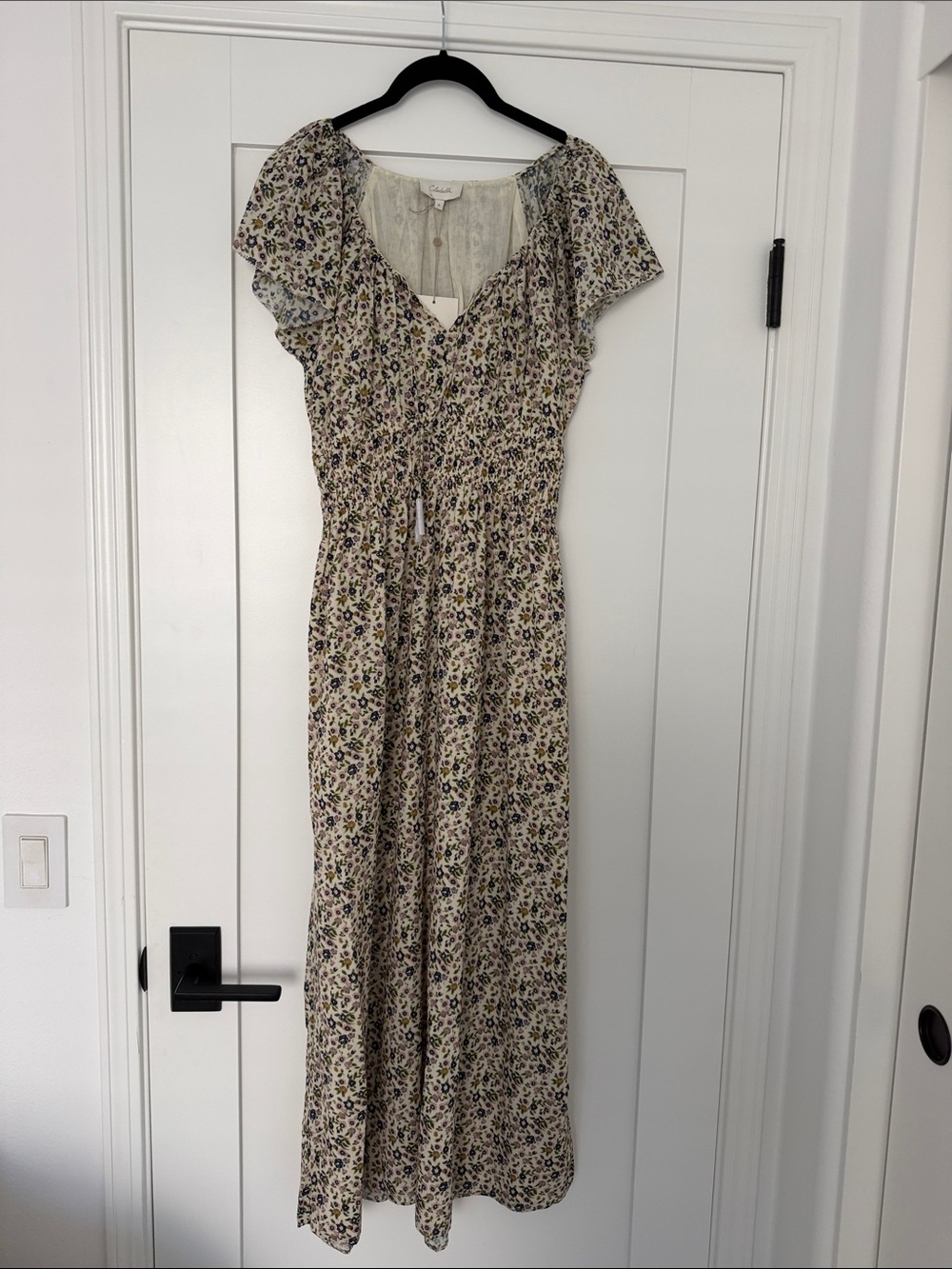 Cleobella Kendall Floral Dress in Cream with Pockets!